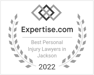 Expertise.com 2022 award for Best Personal Injury Lawyers in Jackson.