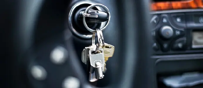 keys, car accident